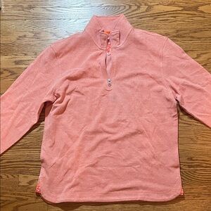 Robert Graham Coral Zip-Up Sweater
